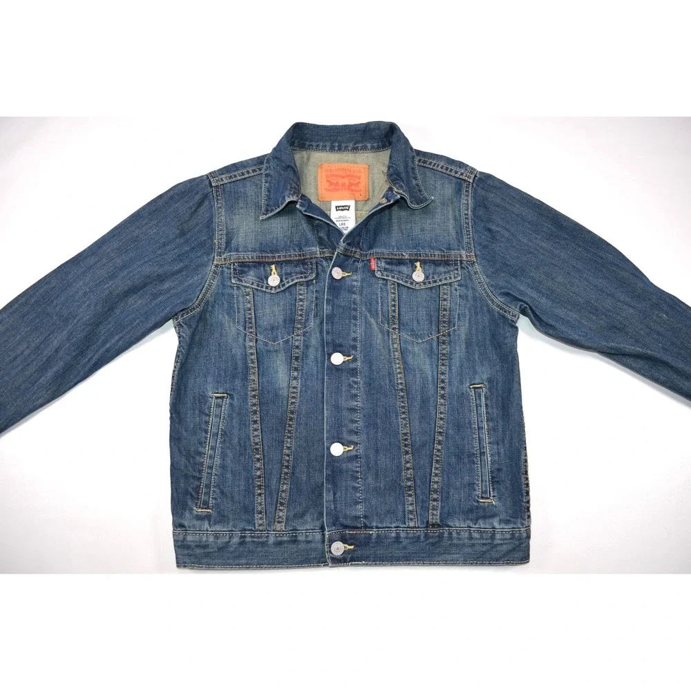 Levi's Blue Denim Trucker Jacket Girls‎ Size L (12-13 years)